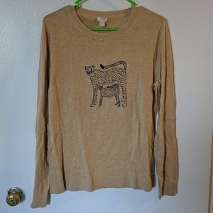 JCrew Factory Cheetah Sweater